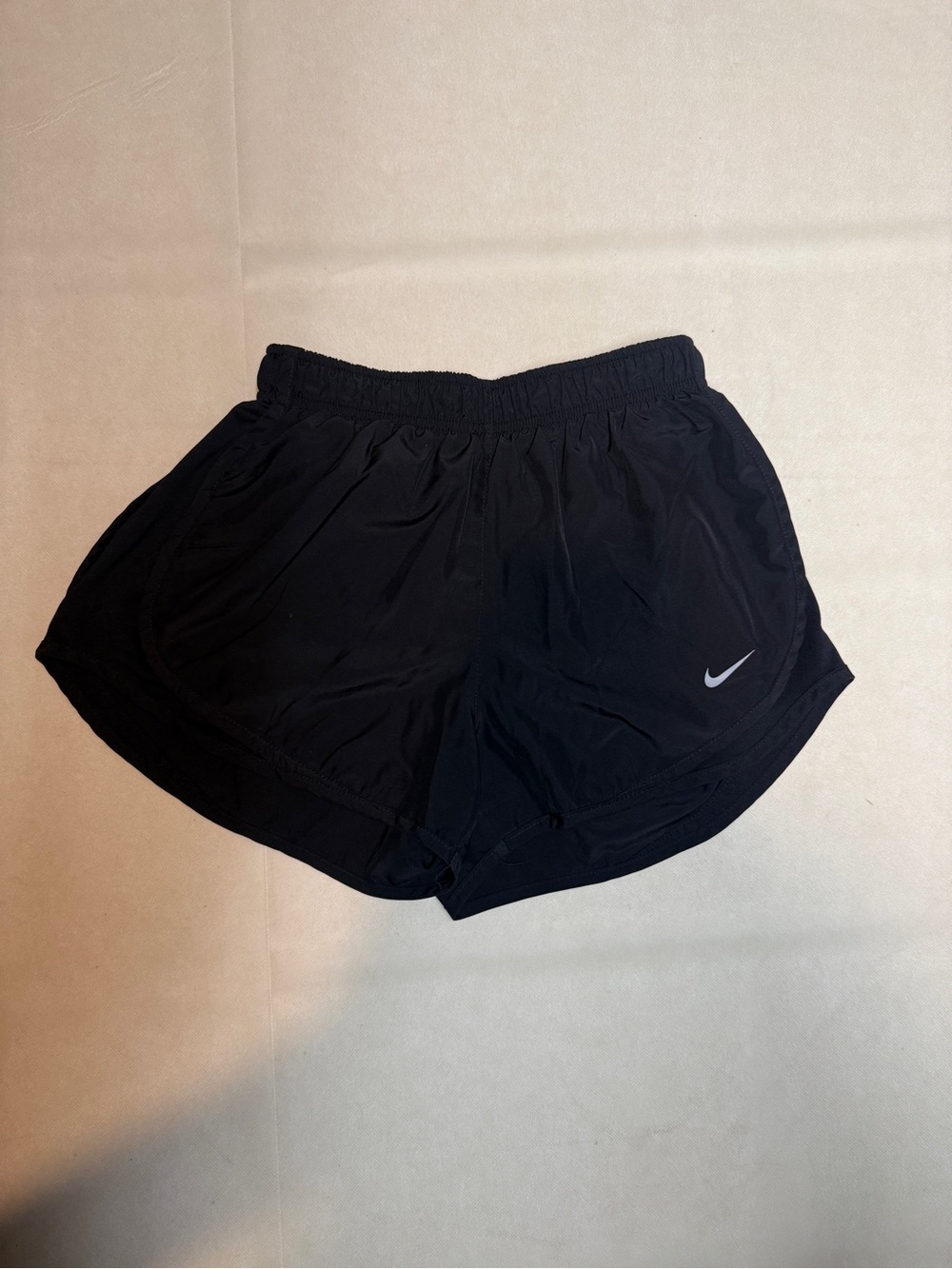 Nike Women’s Black Athletic Running Shorts with Reflective Swoosh